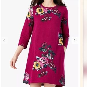 New Joules Layla Berry Dress Size 8